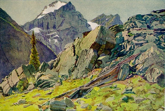 In the Valley of the Ten Peaks by WJ Phillips