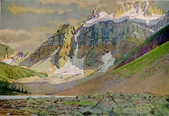 Mount Bident and Consolation Lake by WJ Phillips