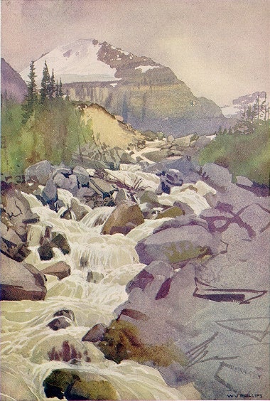 Mount Lefroy by WJ Phillips
