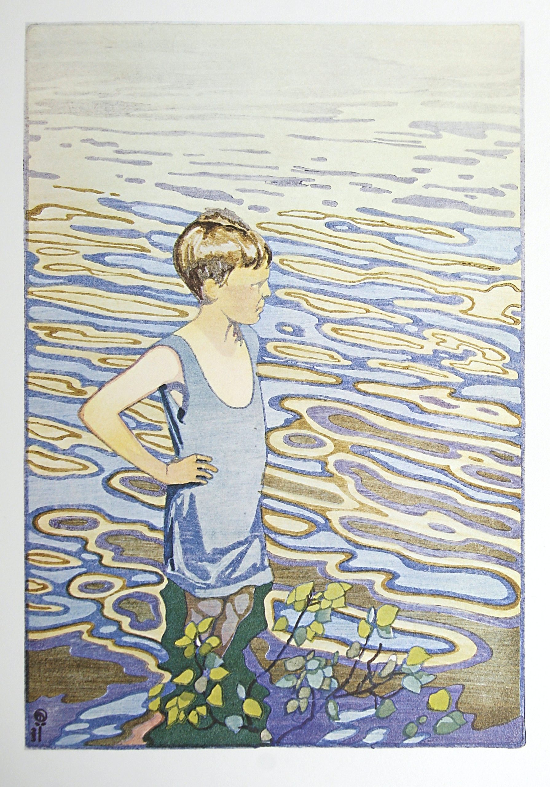 The Bather by WJ Phillips