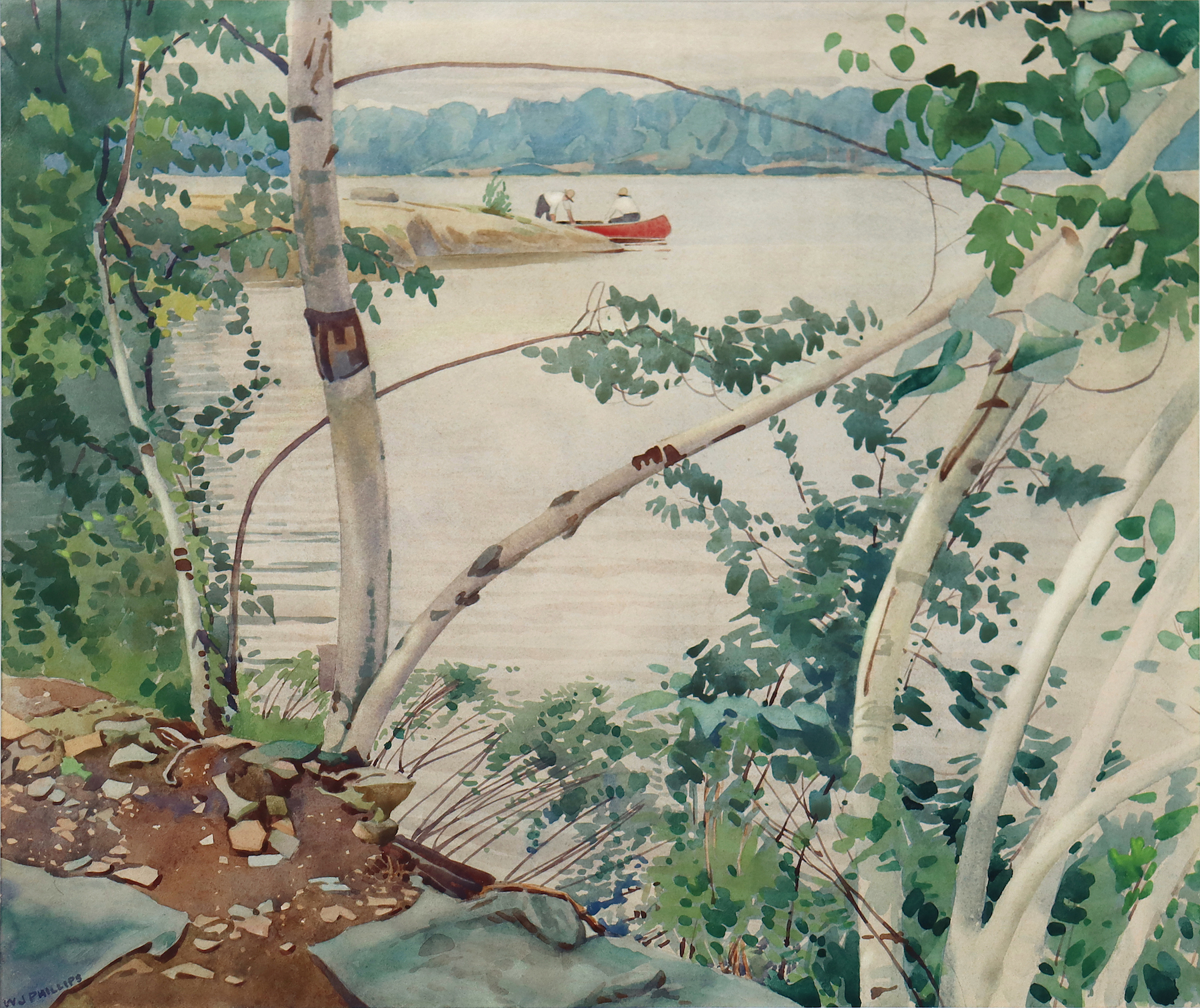 Phillips-Canoeing, Lake of the Woods, 1928-web
